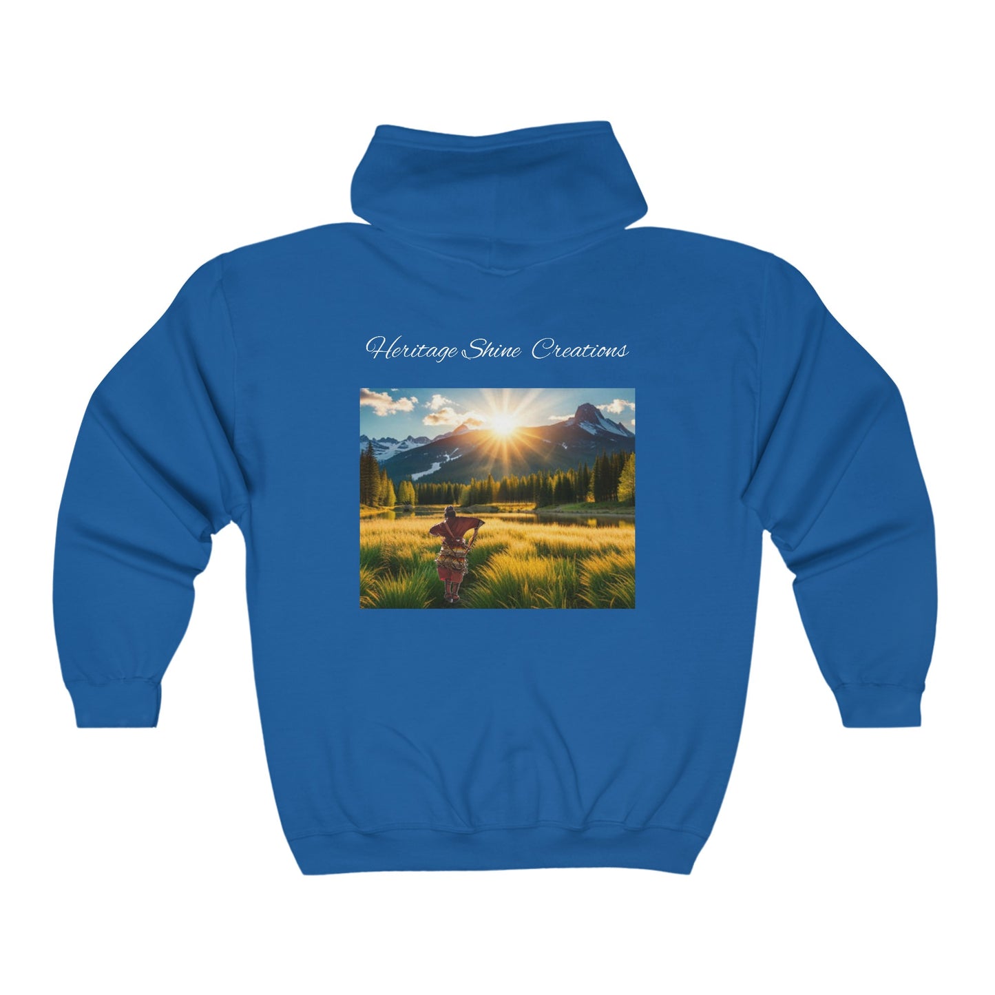 Heritage Shine Creations Unisex Heavy Blend™ Full Zip Hooded Sweatshirt