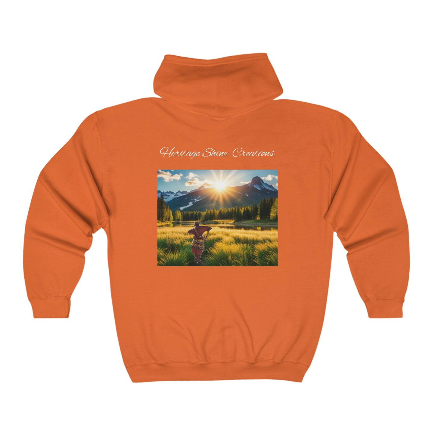 Heritage Shine Creations Unisex Heavy Blend™ Full Zip Hooded Sweatshirt