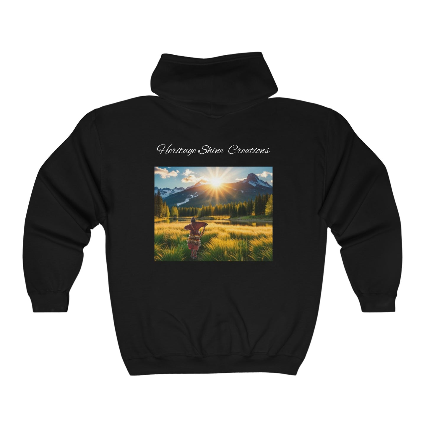 Heritage Shine Creations Unisex Heavy Blend™ Full Zip Hooded Sweatshirt