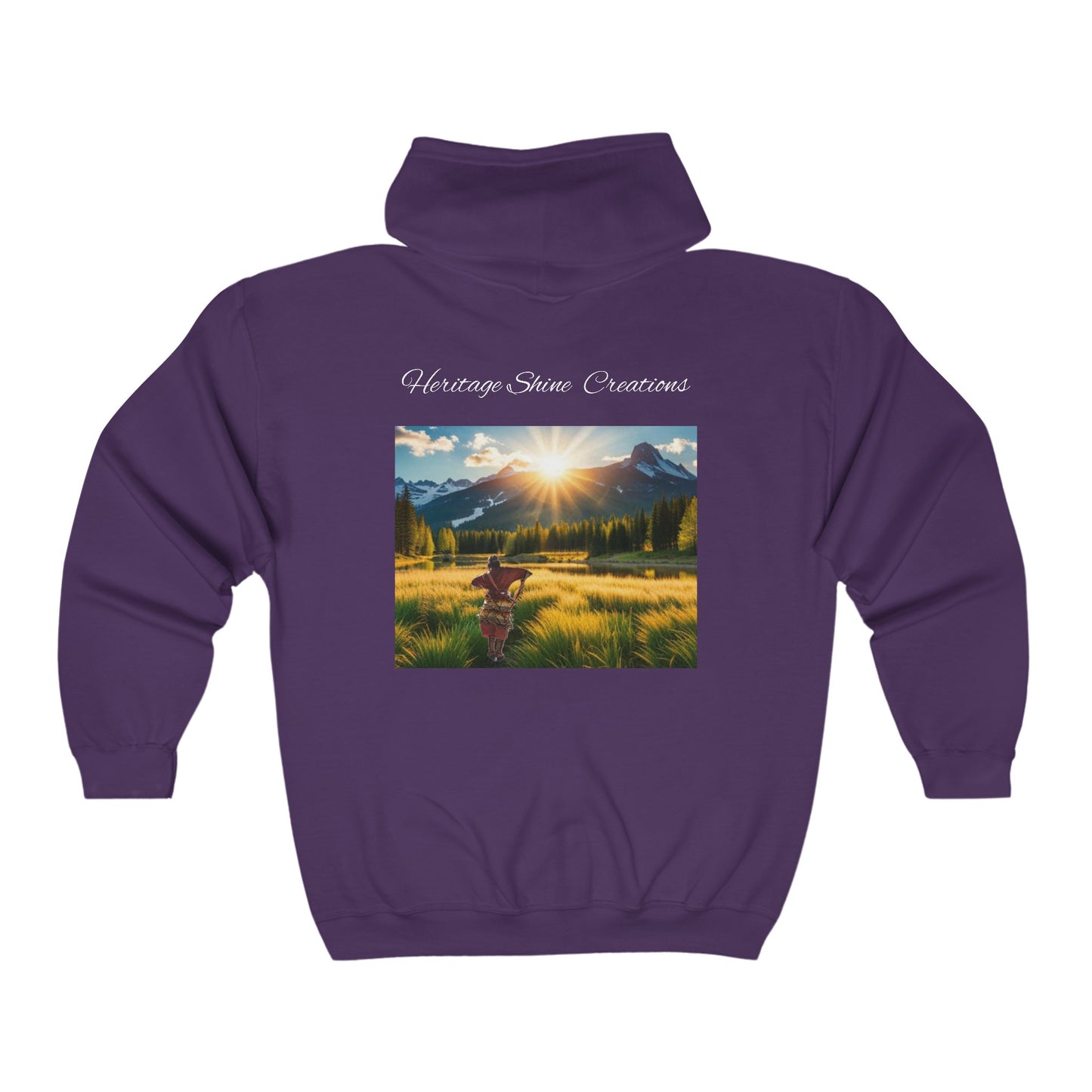 Heritage Shine Creations Unisex Heavy Blend™ Full Zip Hooded Sweatshirt
