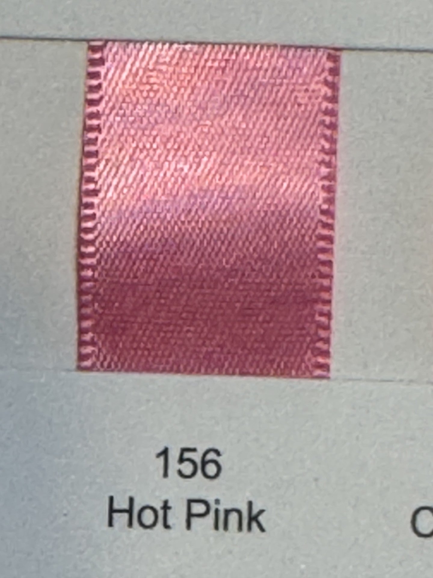 3/8" Ribbon Solid (Hot Pink)