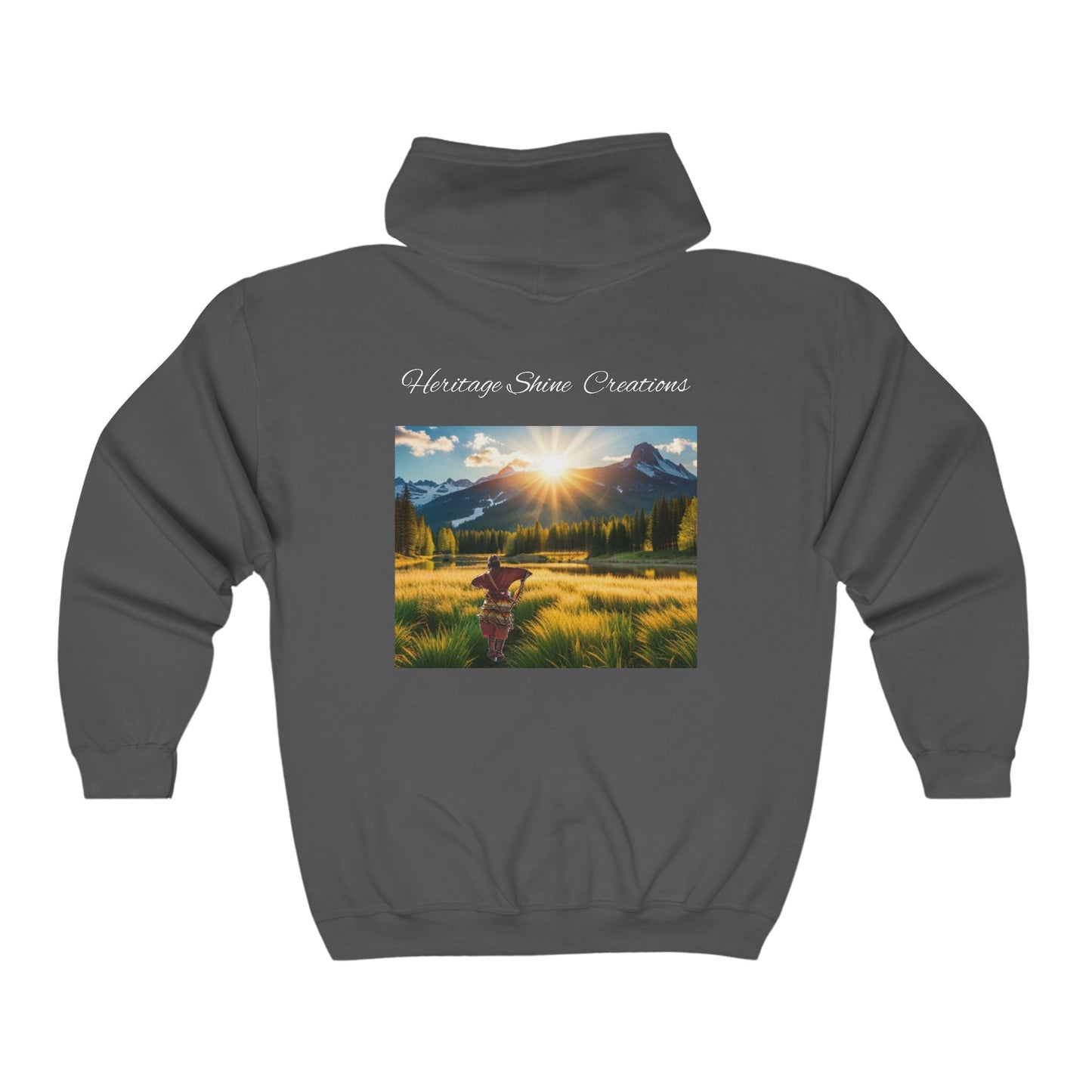 Heritage Shine Creations Unisex Heavy Blend™ Full Zip Hooded Sweatshirt