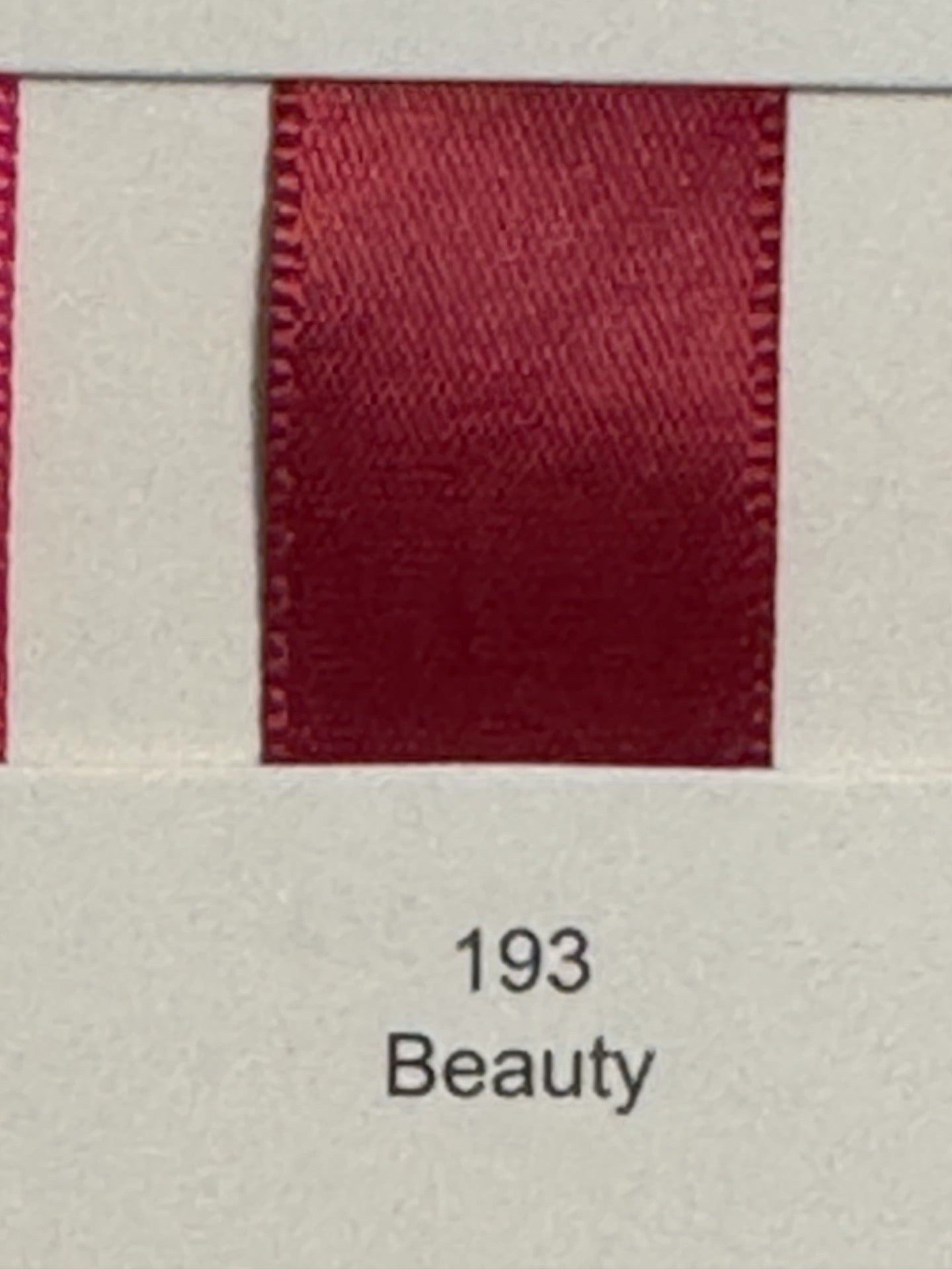1" Ribbon Plain (Beauty)