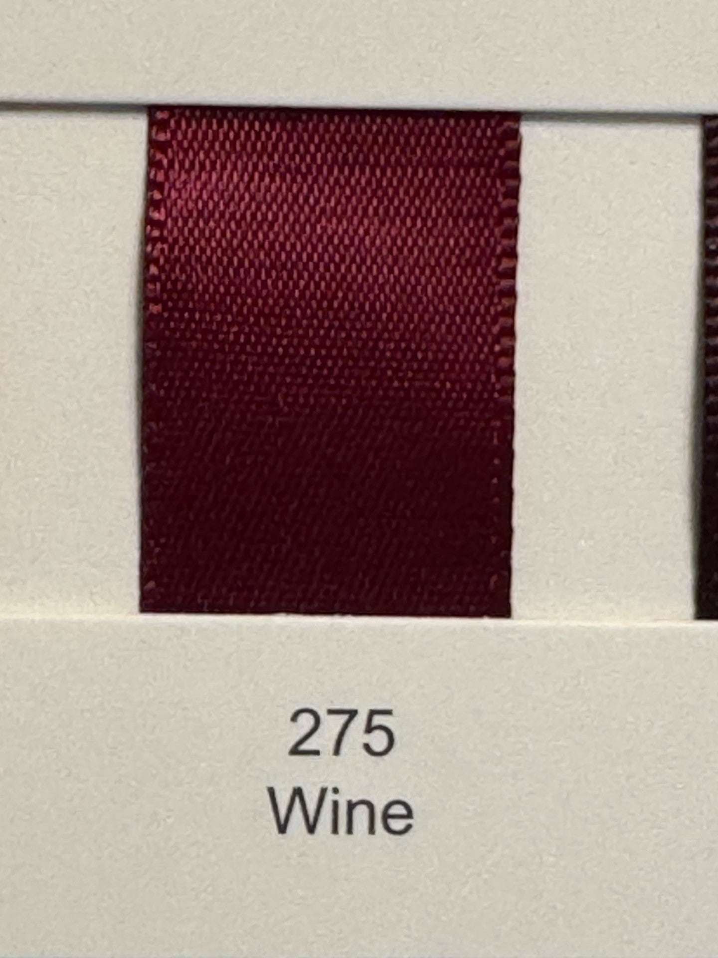 1" Ribbon Plain (Wine)