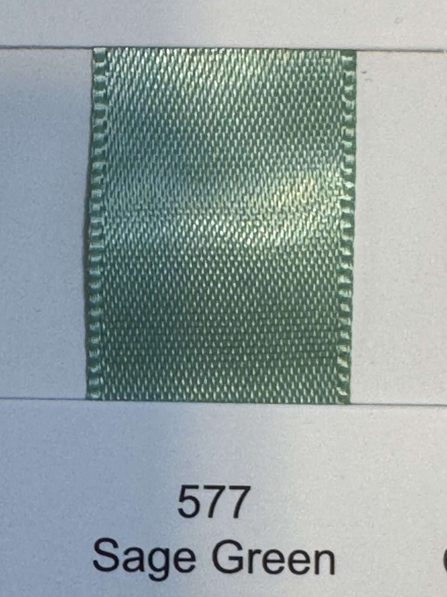 3/8" Ribbon Solid (Sage Green)