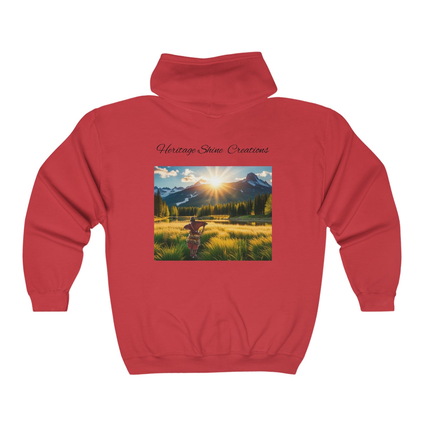 Heritage Shine Creations Unisex Heavy Blend™ Full Zip Hooded Sweatshirt