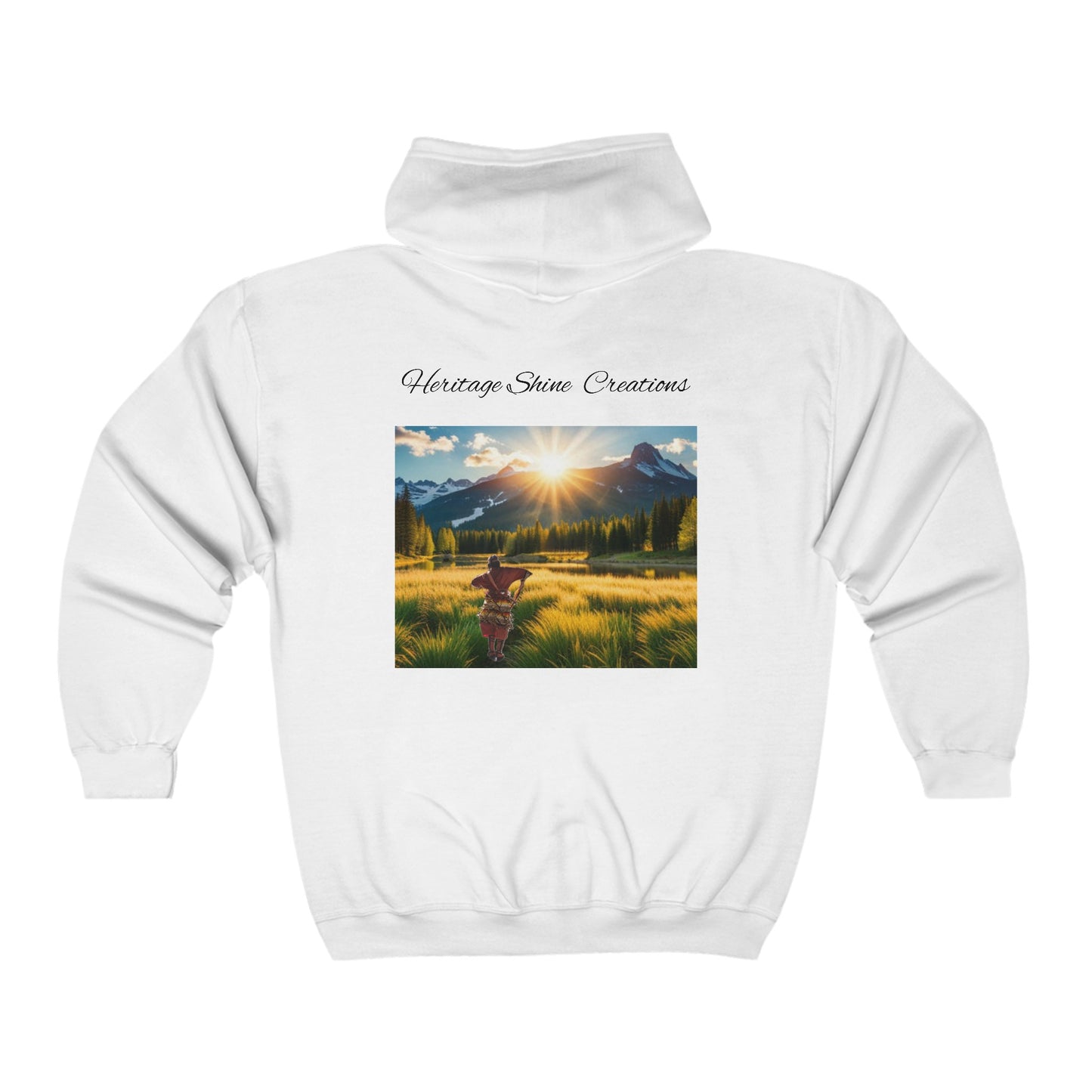 Heritage Shine Creations Unisex Heavy Blend™ Full Zip Hooded Sweatshirt