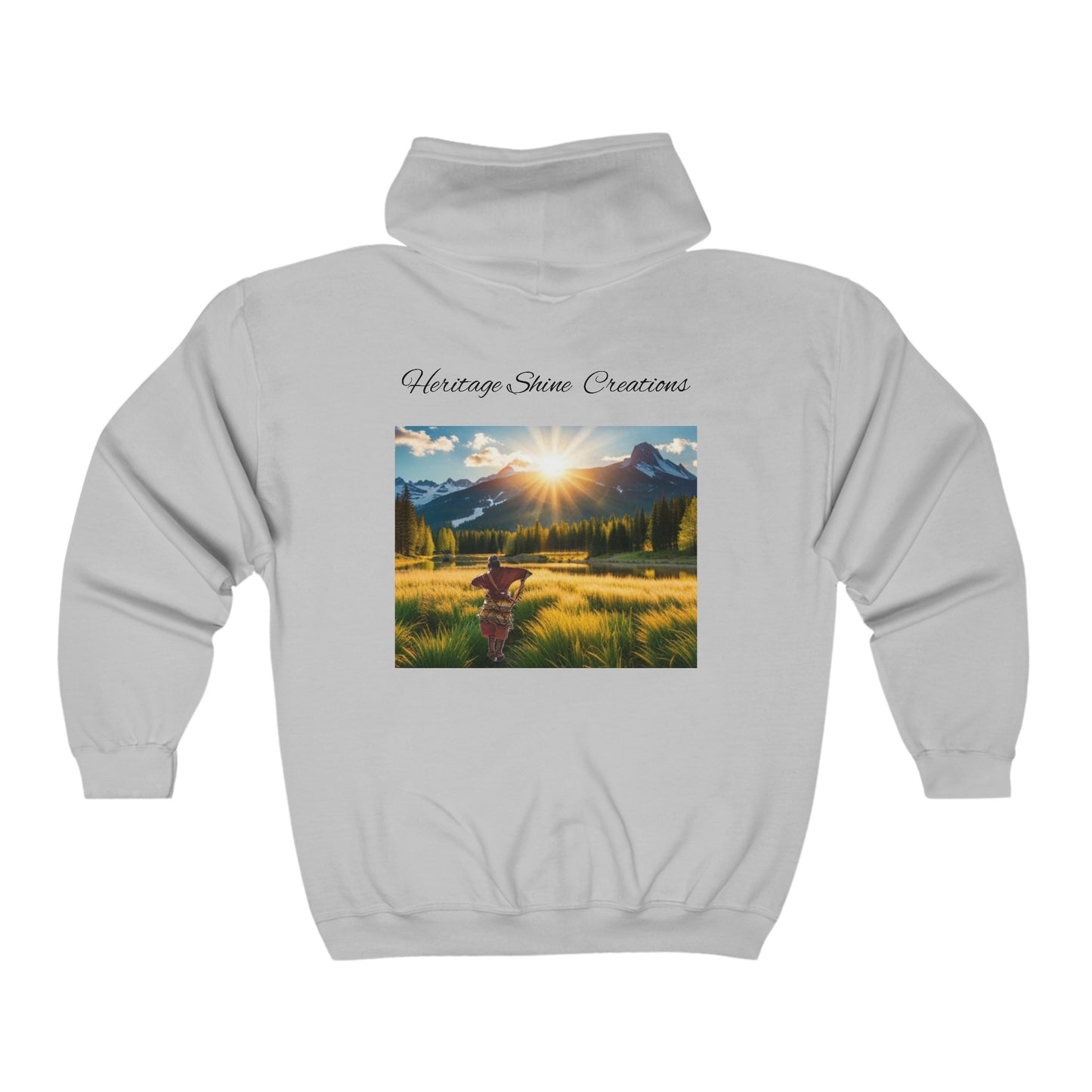 Heritage Shine Creations Unisex Heavy Blend™ Full Zip Hooded Sweatshirt