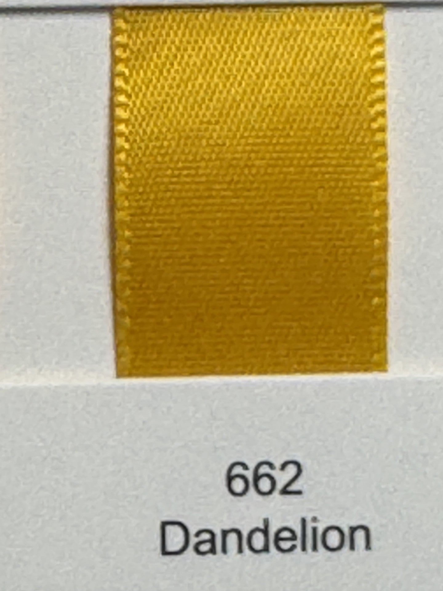 3/8" Ribbon Solid (Dandelion)