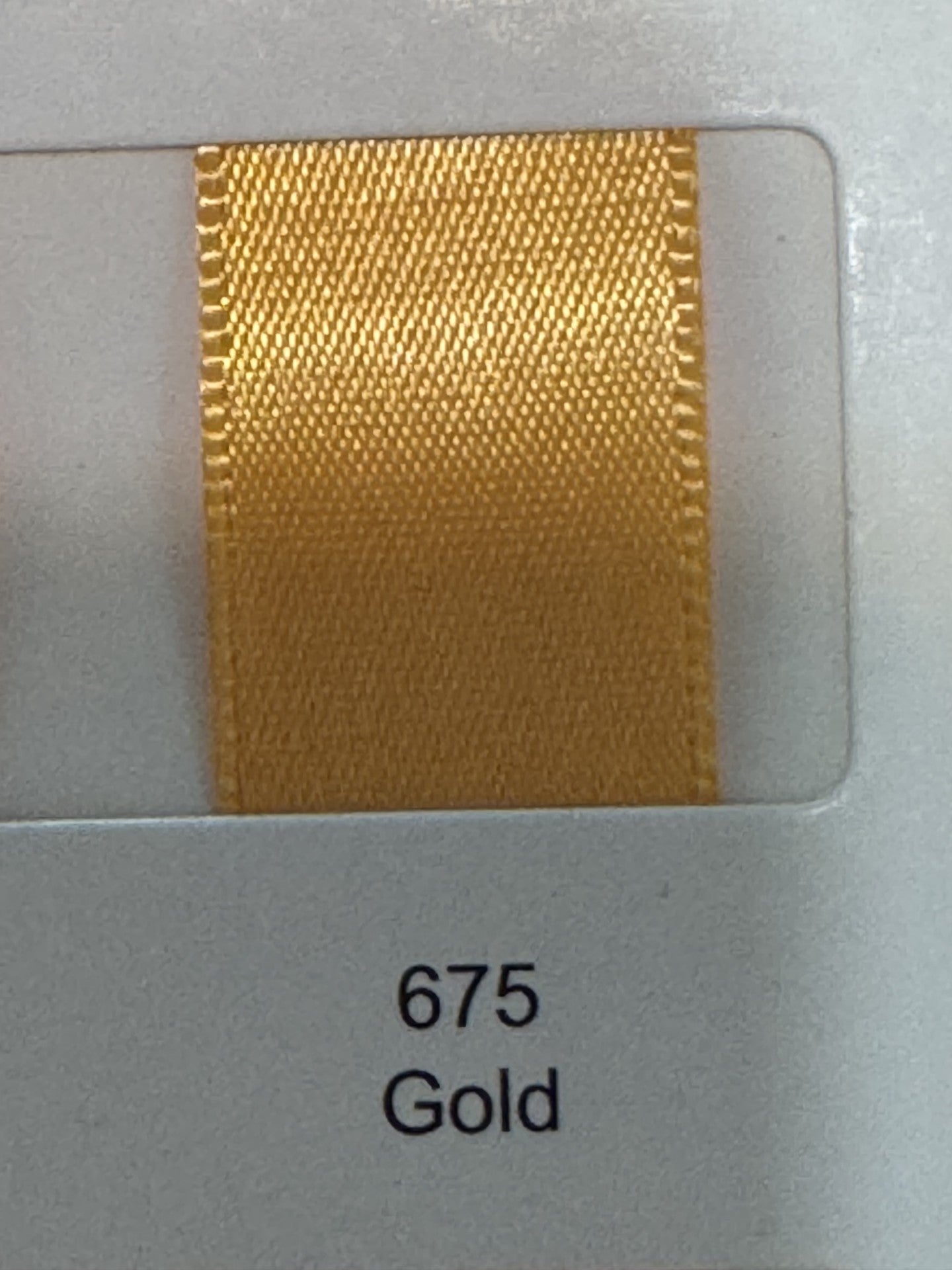 1" Ribbon Plain (Gold)