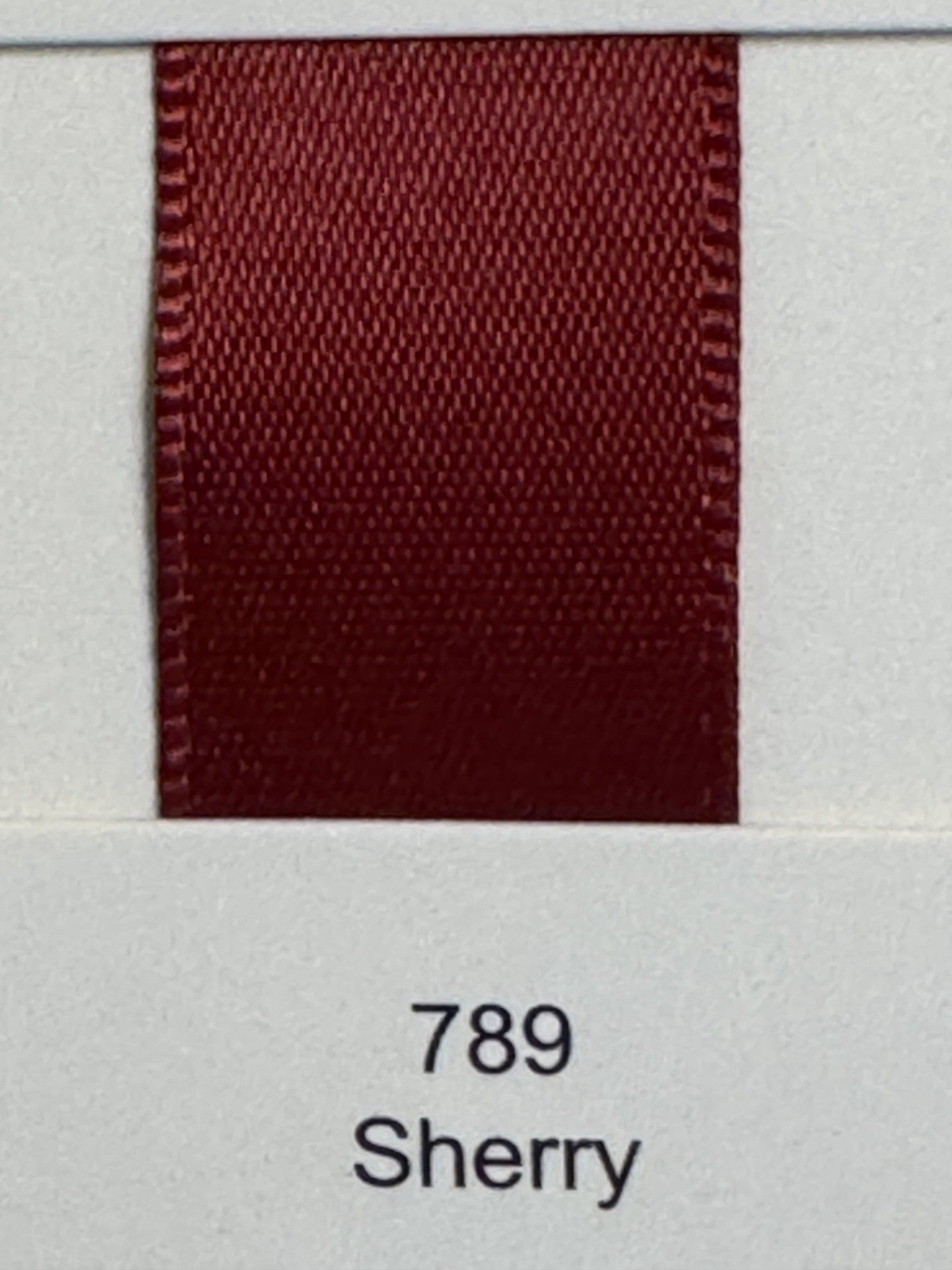 3/8" Ribbon Solid (Sherry)