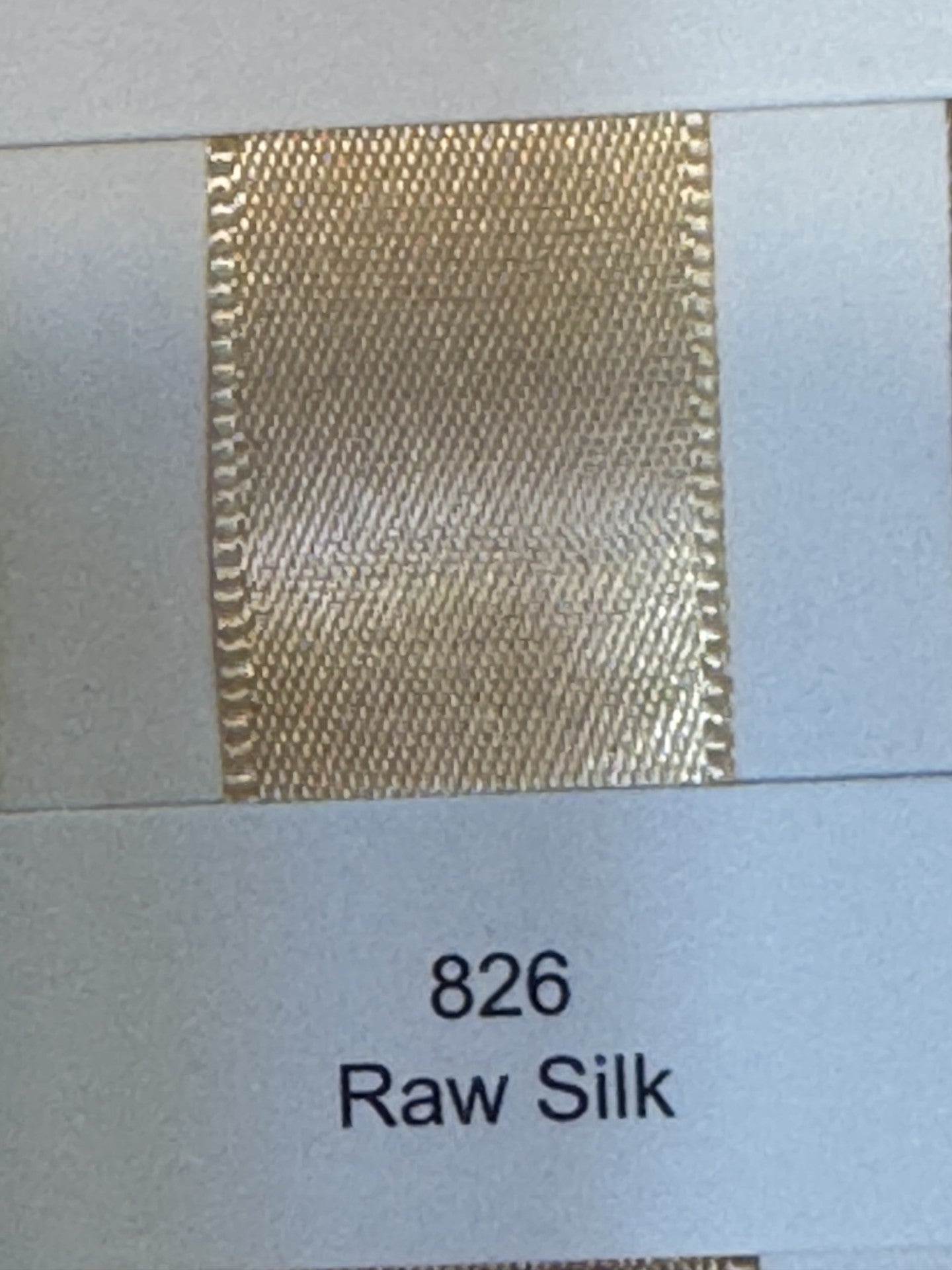 1" Ribbon Plain (Raw Silk)