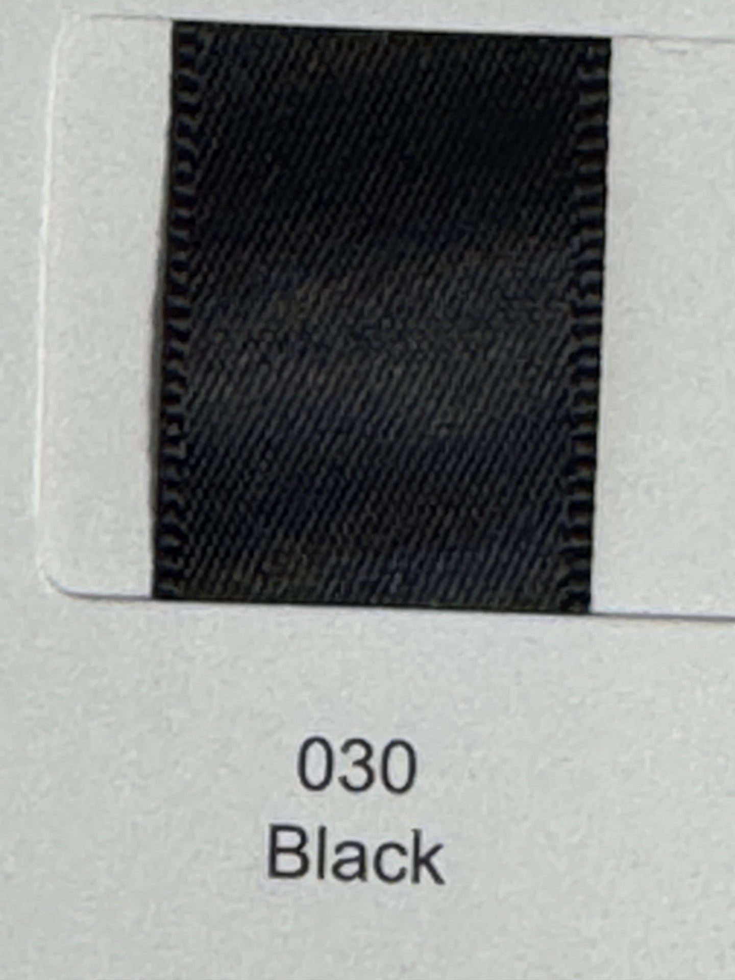 1" Ribbon Plain (Black)