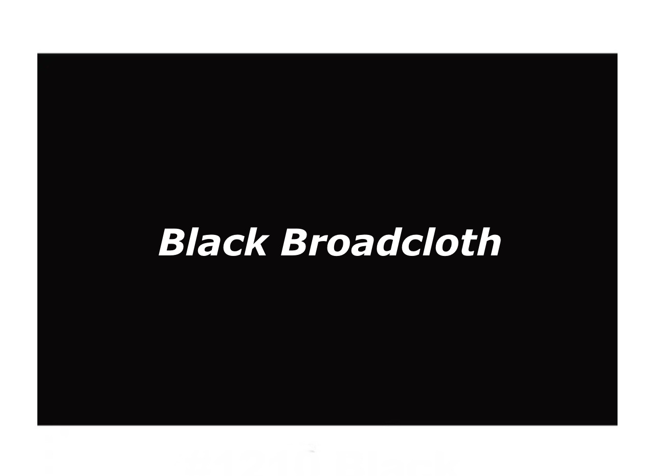 Black Broadcloth