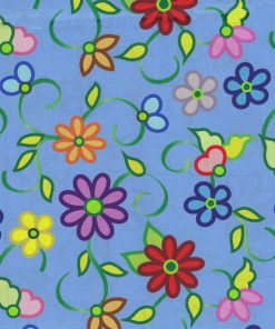 Kokom Flowers 2- (Turquoise)