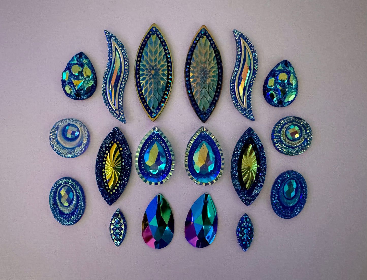 Cabochons Bundle Deals, Blue Set 3