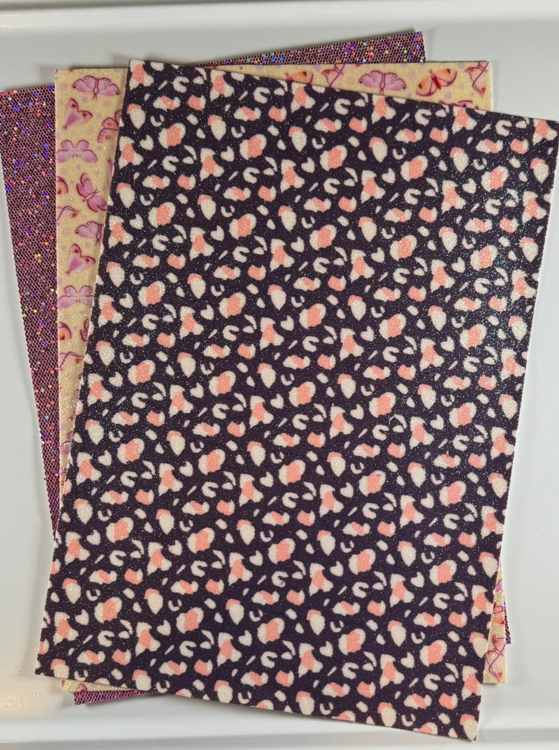 Faux Leather Sheets 8x12inch Assorted