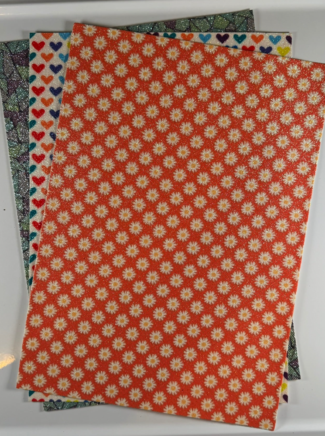 Faux Leather Sheets 8x12inch Assorted
