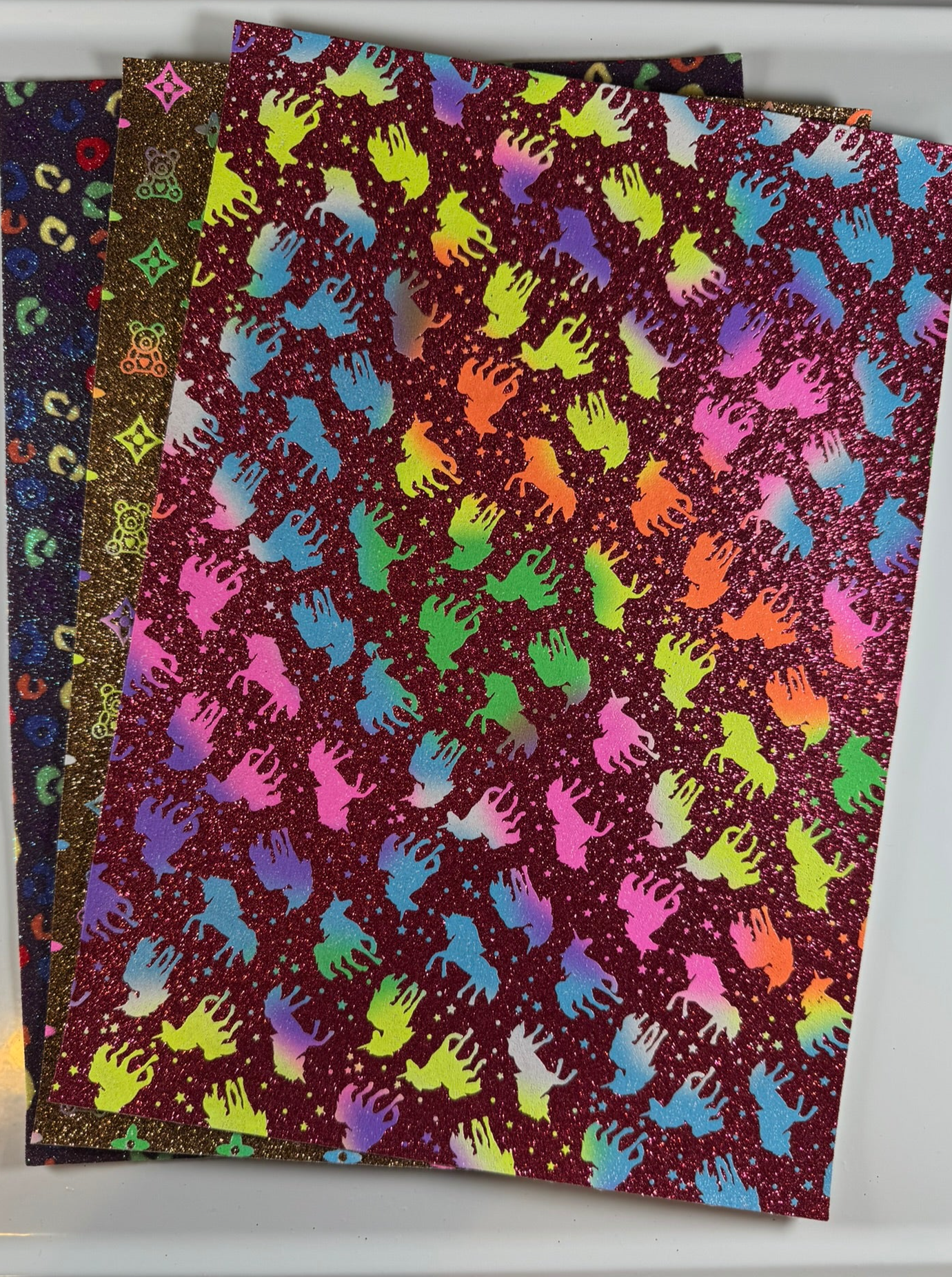 Faux Leather Sheets 8x12inch Assorted