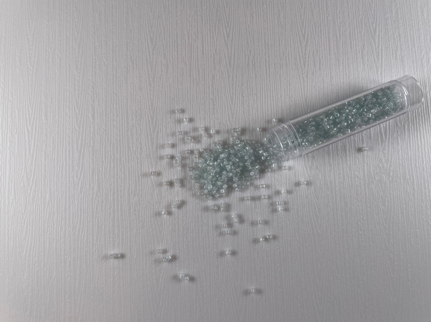 Miyuki Delica beads, Aqua Blue
