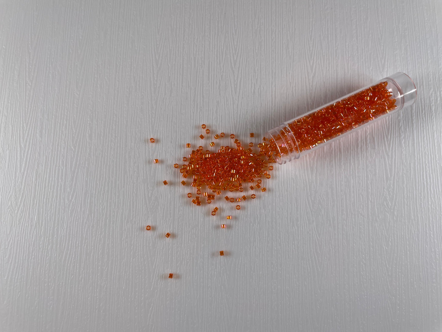 Miyuki Delica beads, Light Orange