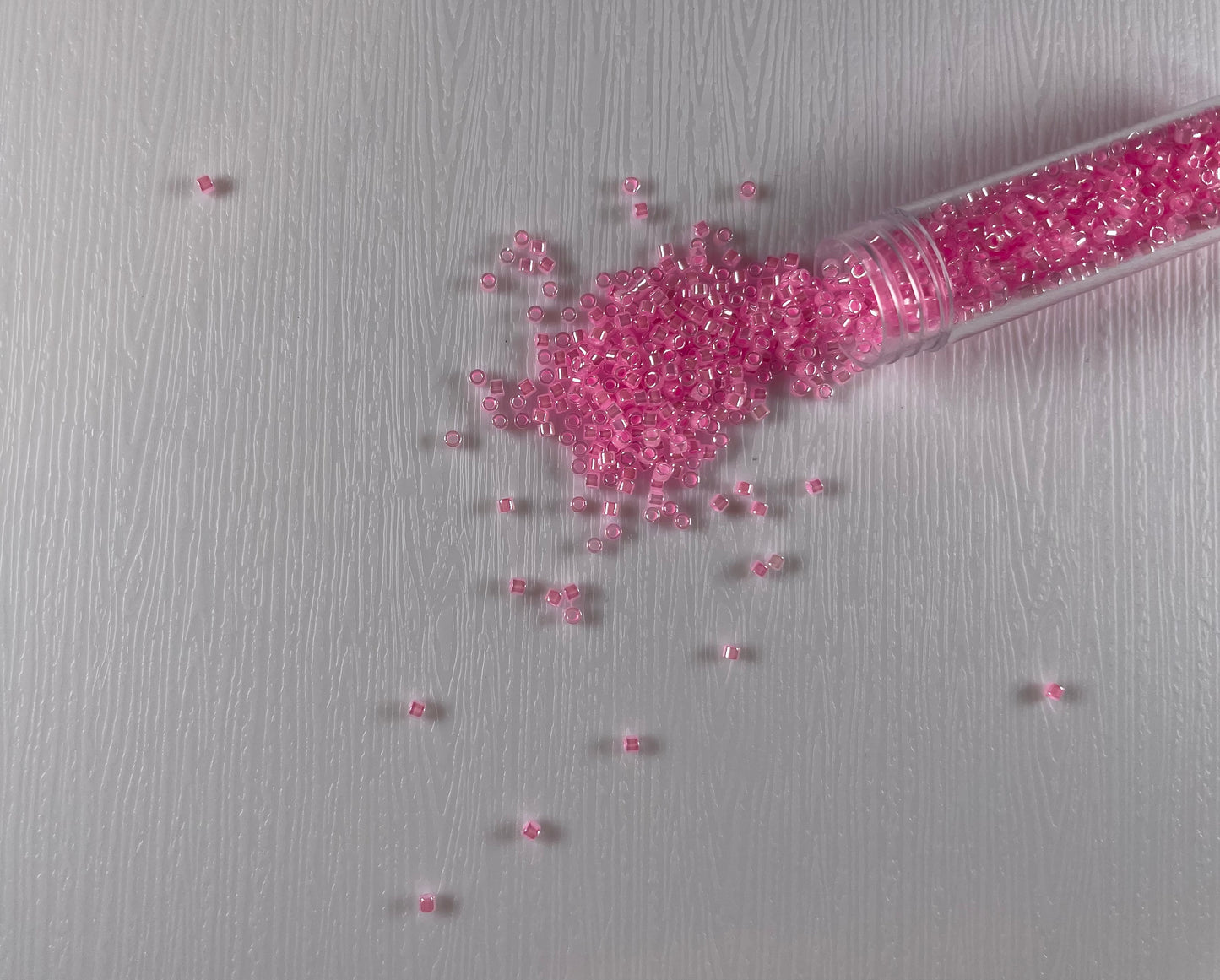 Miyuki Delica beads, Hot Pink Luminous Neon