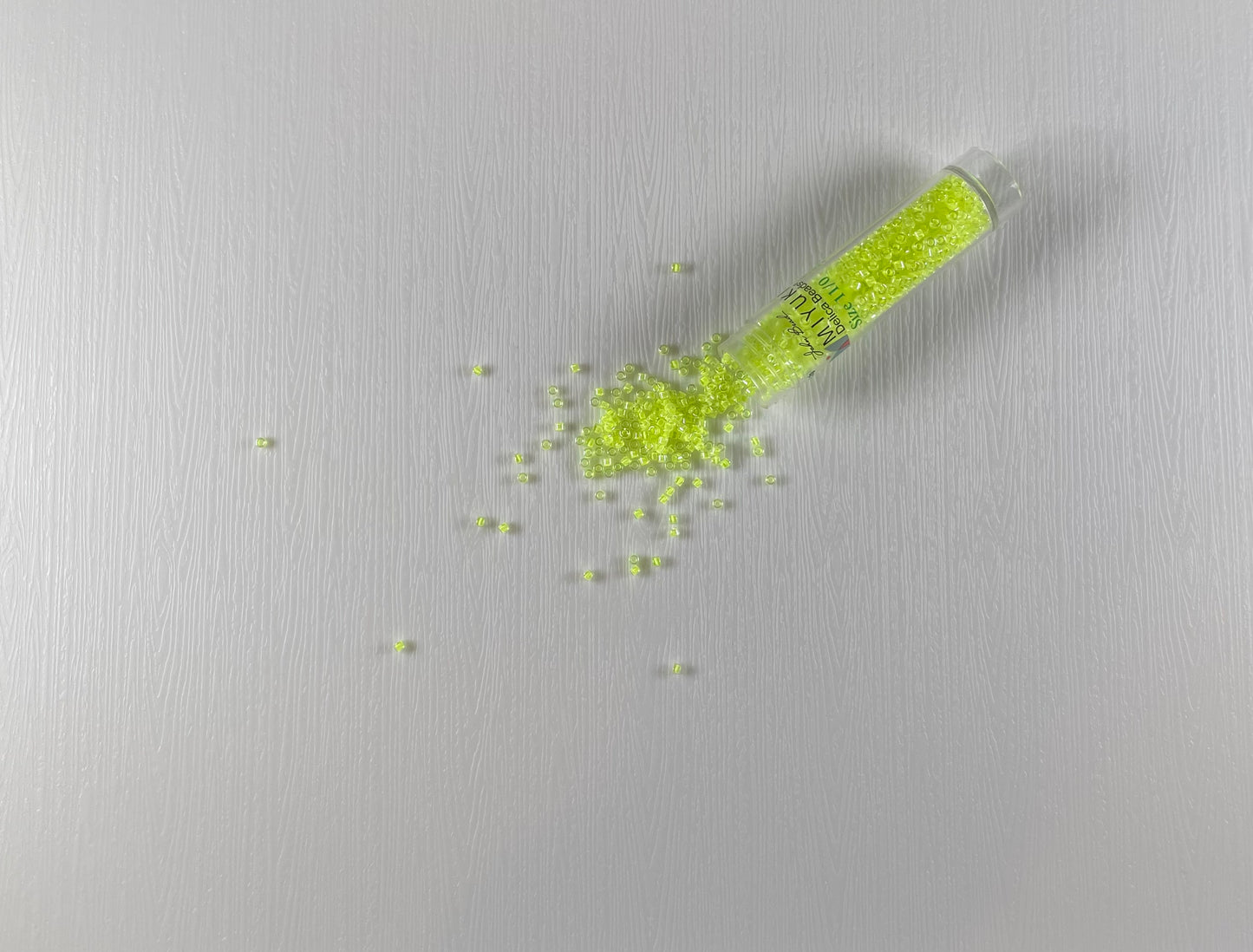 Miyuki Delica beads, Limeade Luminous Neon