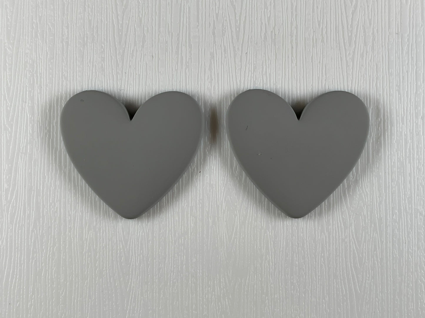 Small Heart-shaped Cabochons- Matt (1 piece each, if you are wanting a pair select 2 pieces)