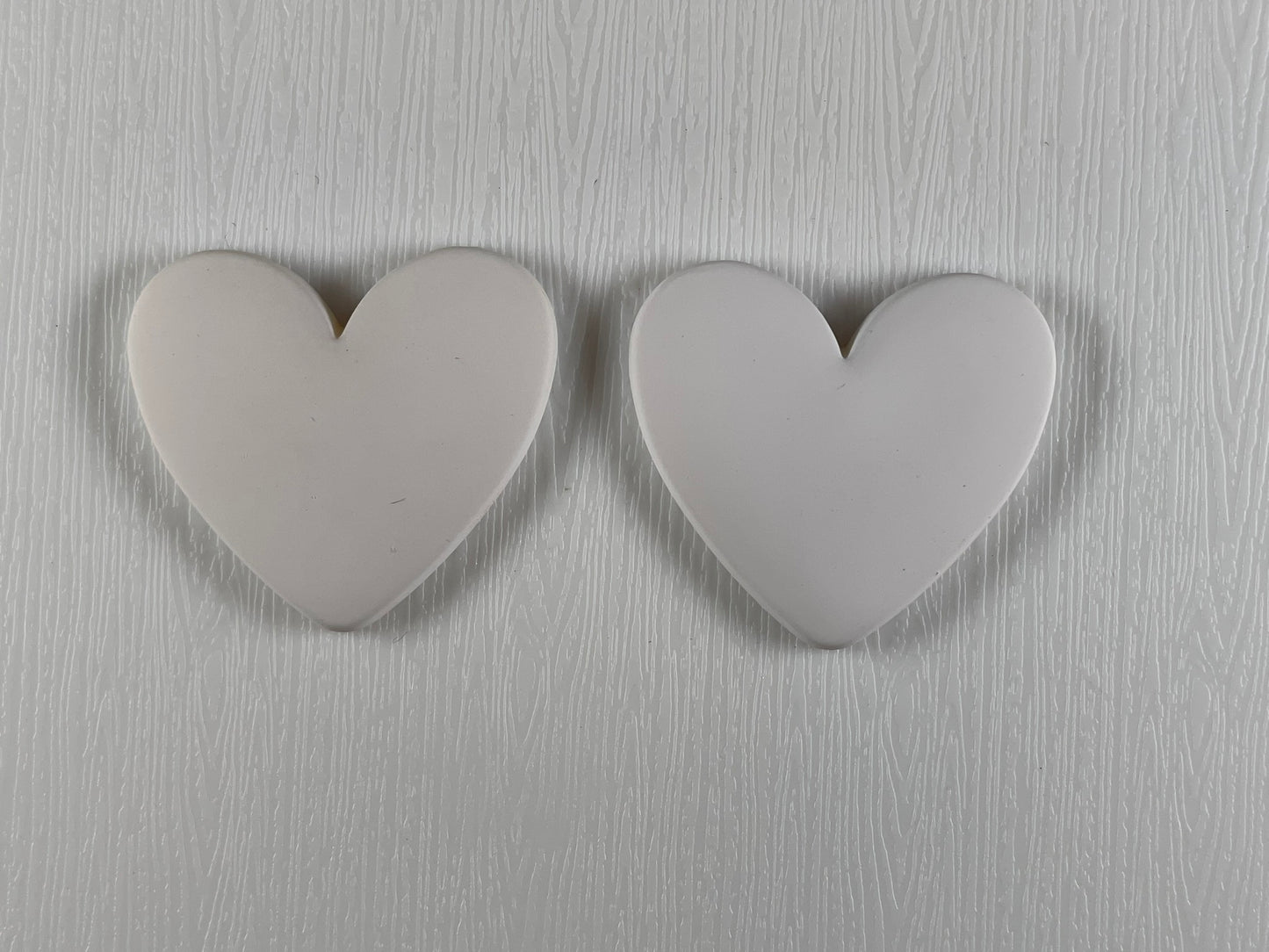Small Heart-shaped Cabochons- Matt (1 piece each, if you are wanting a pair select 2 pieces)