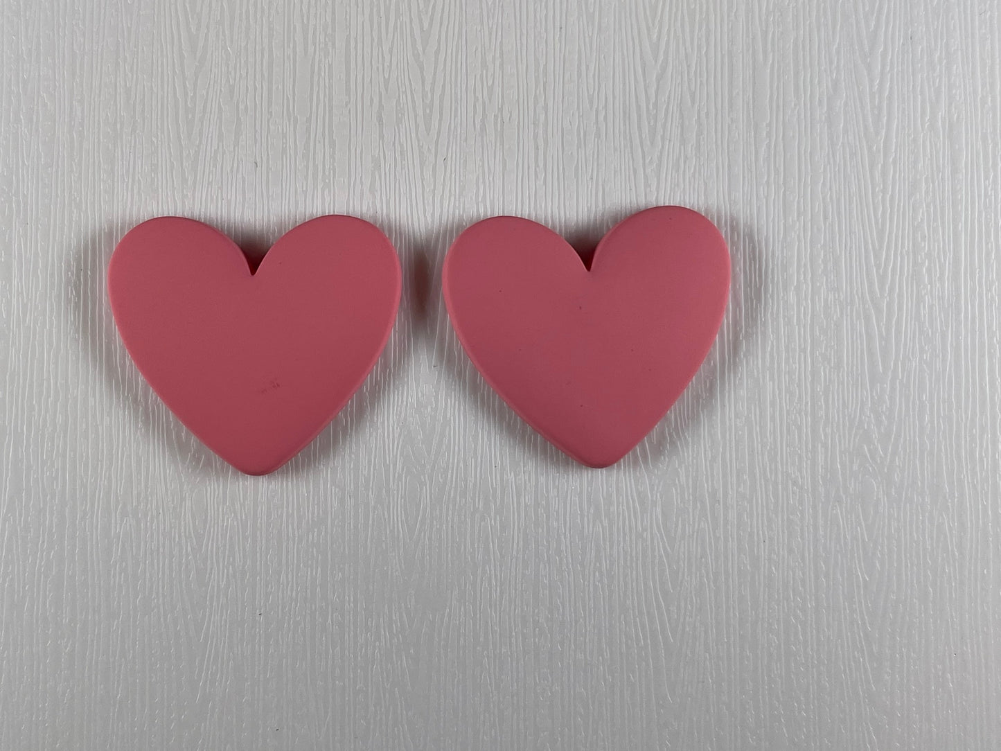 Small Heart-shaped Cabochons- Matt (1 piece each, if you are wanting a pair select 2 pieces)