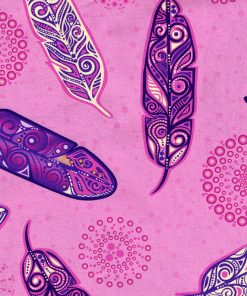 Jackie Traverse Feathers- Fuchsia