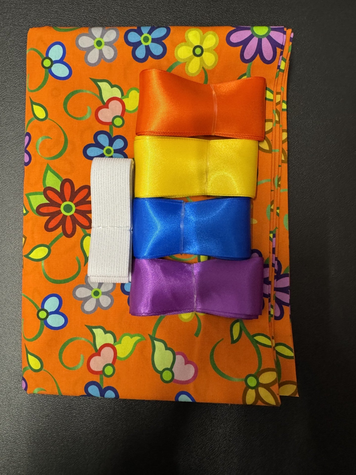 Ribbon Skirt Starter Kits (Basic set) Kokom Flowers 2- Orange 2