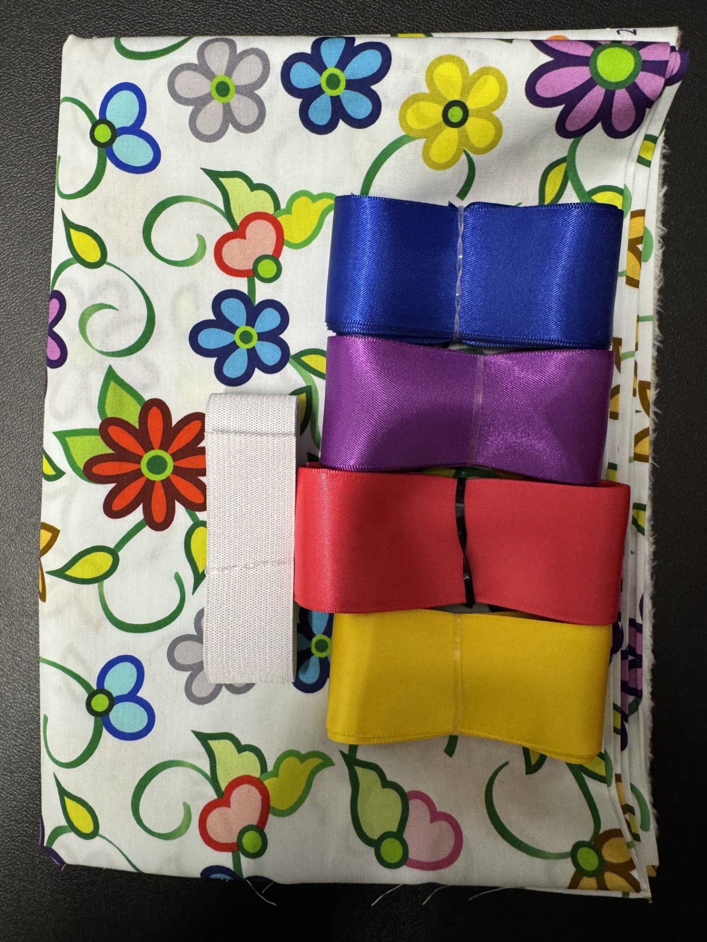 Ribbon Skirt Starter Kits (Basic set) Kokom Flowers 2- White 1