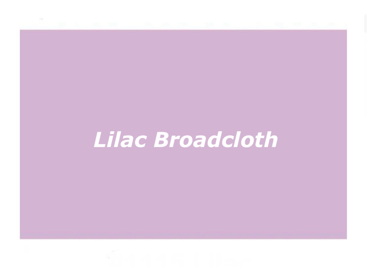 Lilac Broadcloth