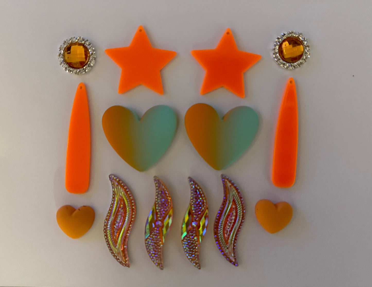 Cabochons Bundle Deals, Orange Set 1
