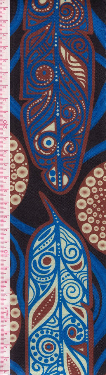 Feather Satin Ribbon (RI-FETH-BBLK)