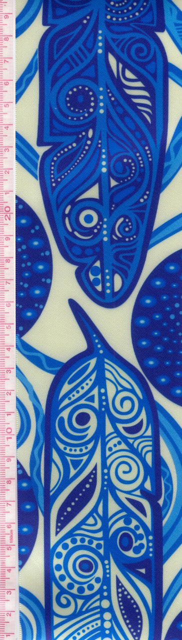 Feather Satin Ribbon (RI-FETH-CREM)