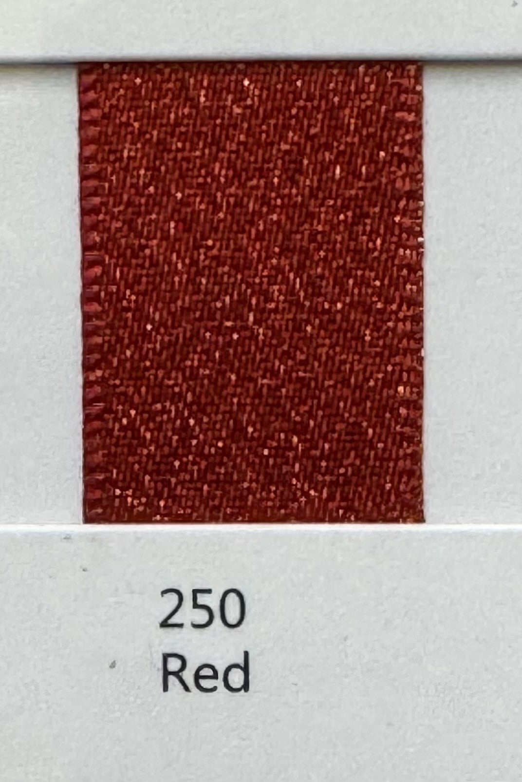 1" Gold Weft Ribbon (Red)