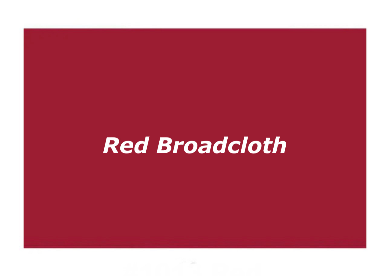 Red Broadcloth