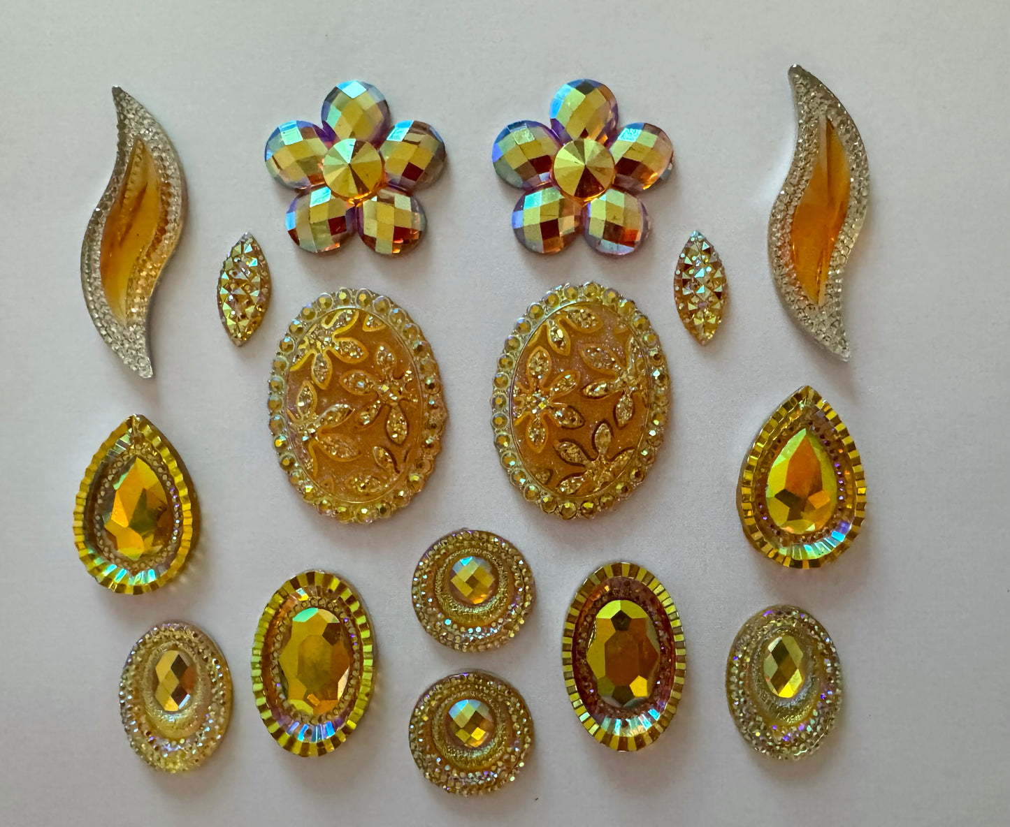 Cabochons Bundle Deals, Yellow Set 2