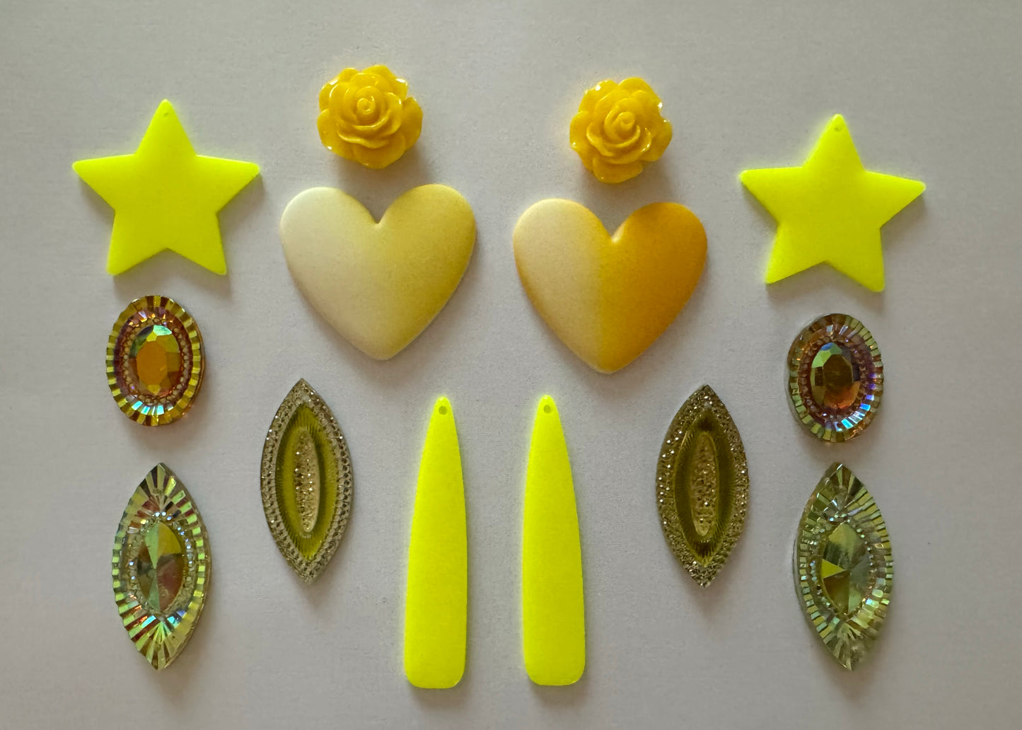 Cabochons Bundle Deals, Yellow Set 3