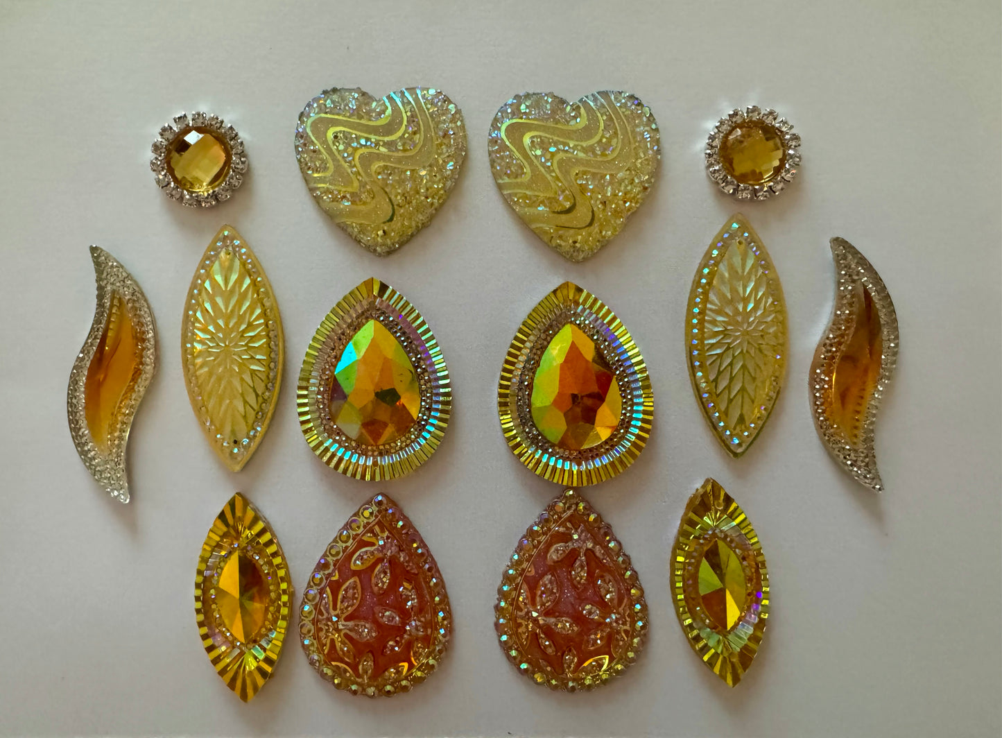 Cabochons Bundle Deals, Yellow Set 4
