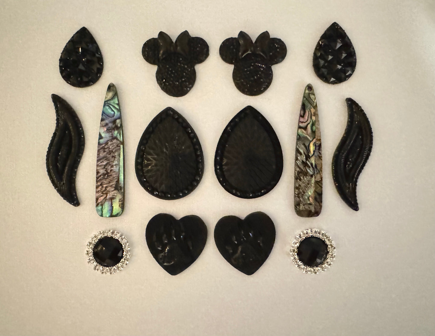 Cabochons Bundle Deals, Black set 2