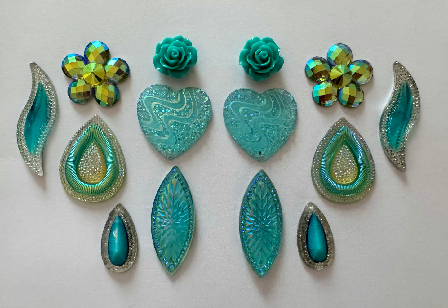 Cabochons Bundle Deals, Light Blue Set 2