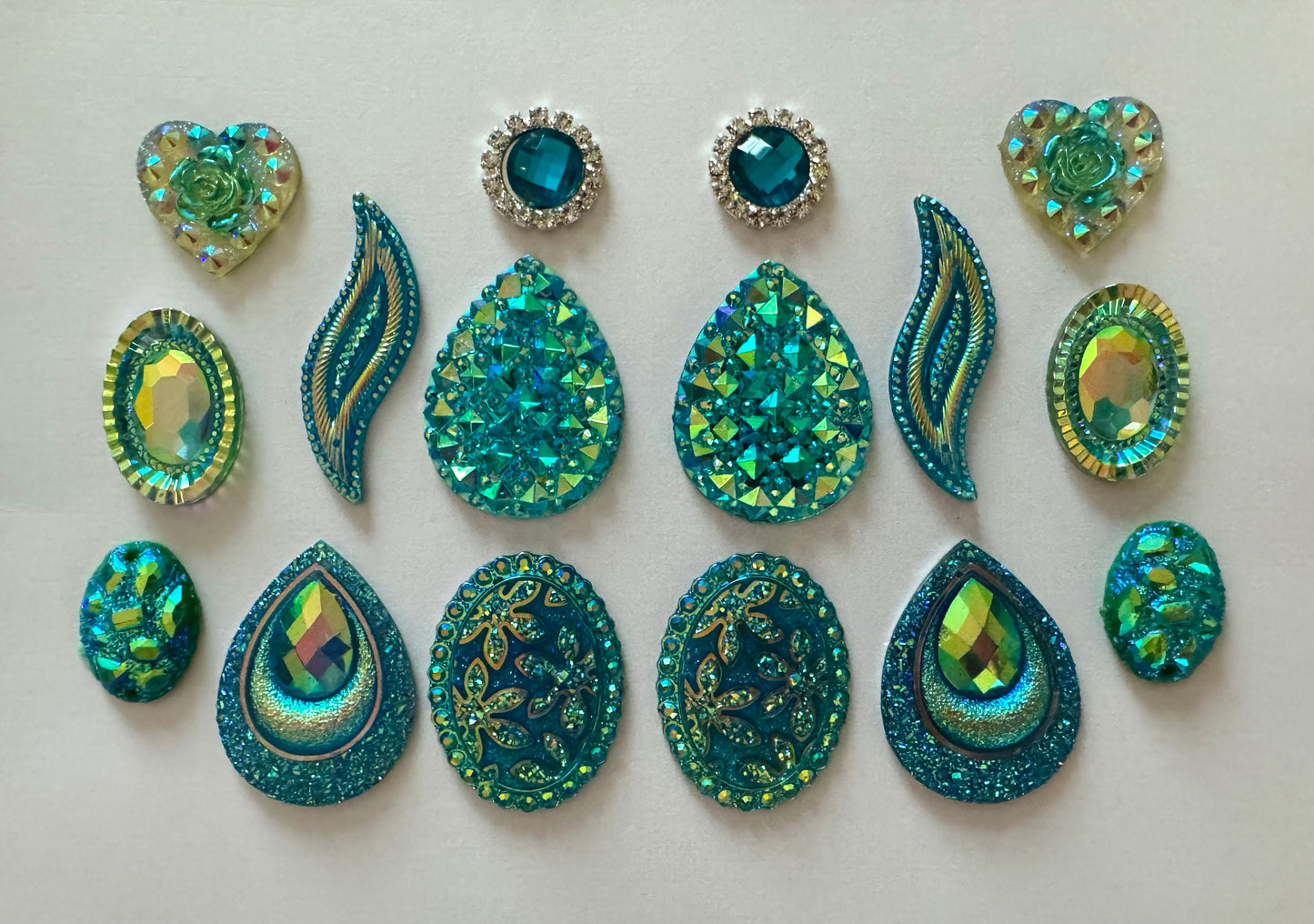 Cabochons Bundle Deals, Light Blue Set 3