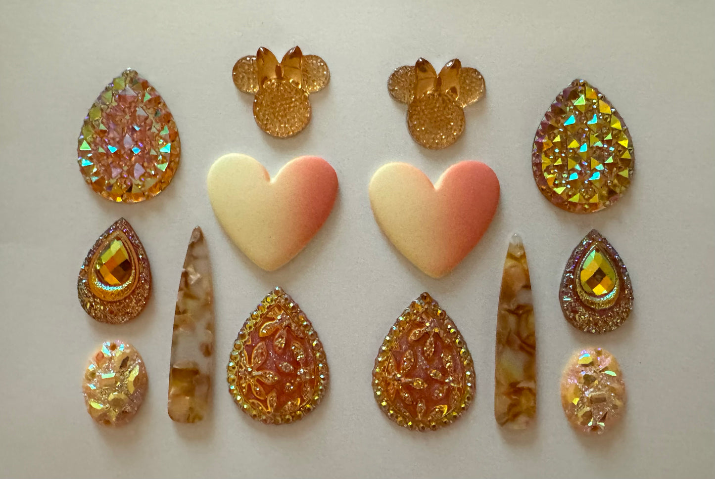 Cabochons Bundle Deals, Pink and Peach Set 1
