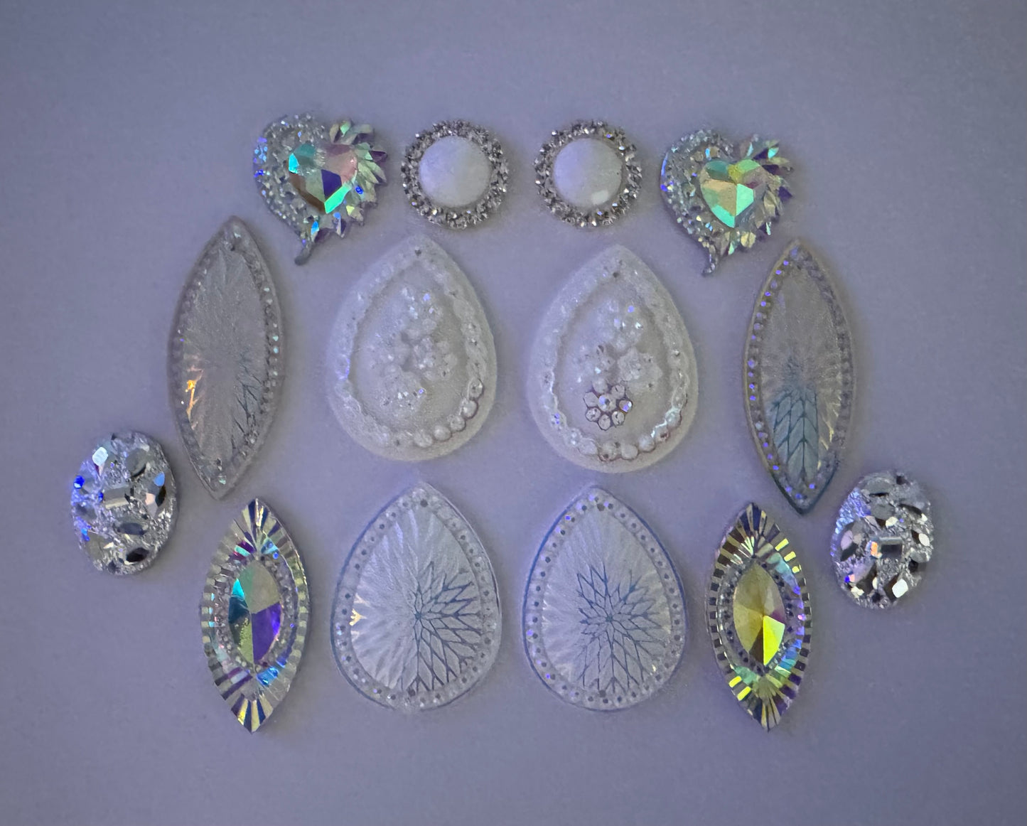 Cabochons Bundle Deals, White Set 2