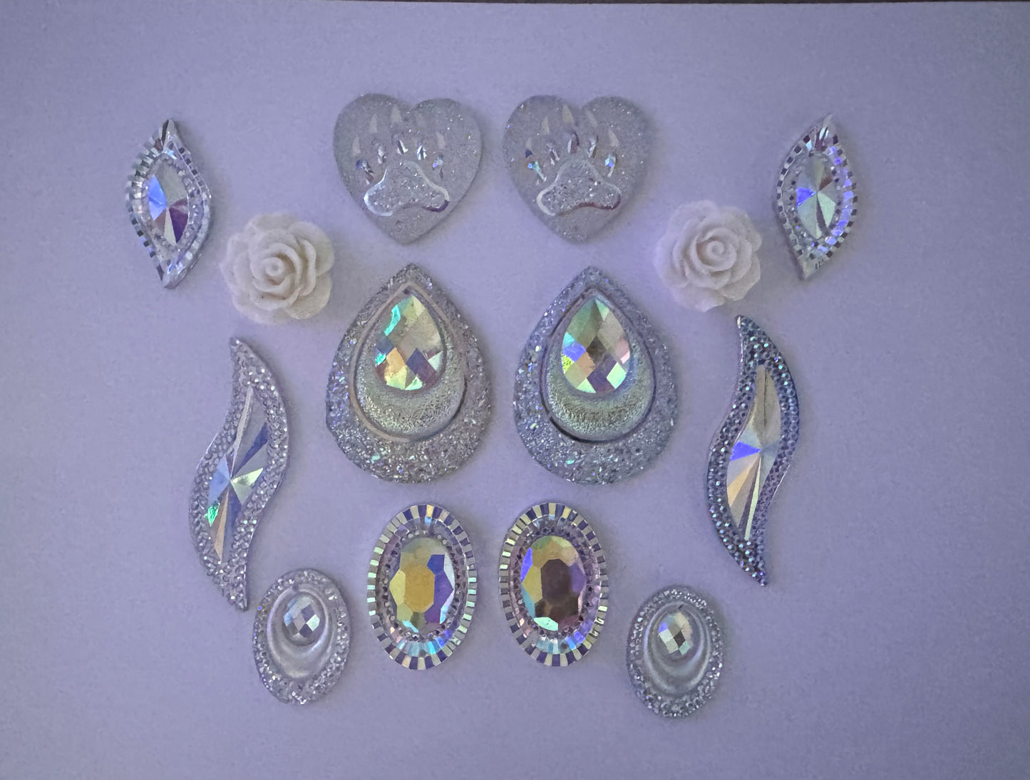 Cabochons Bundle Deals, White Set 3