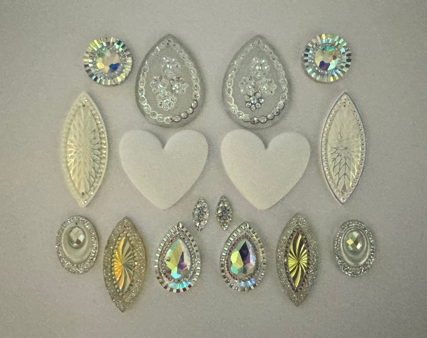 Cabochons Bundle Deals, White Set 4