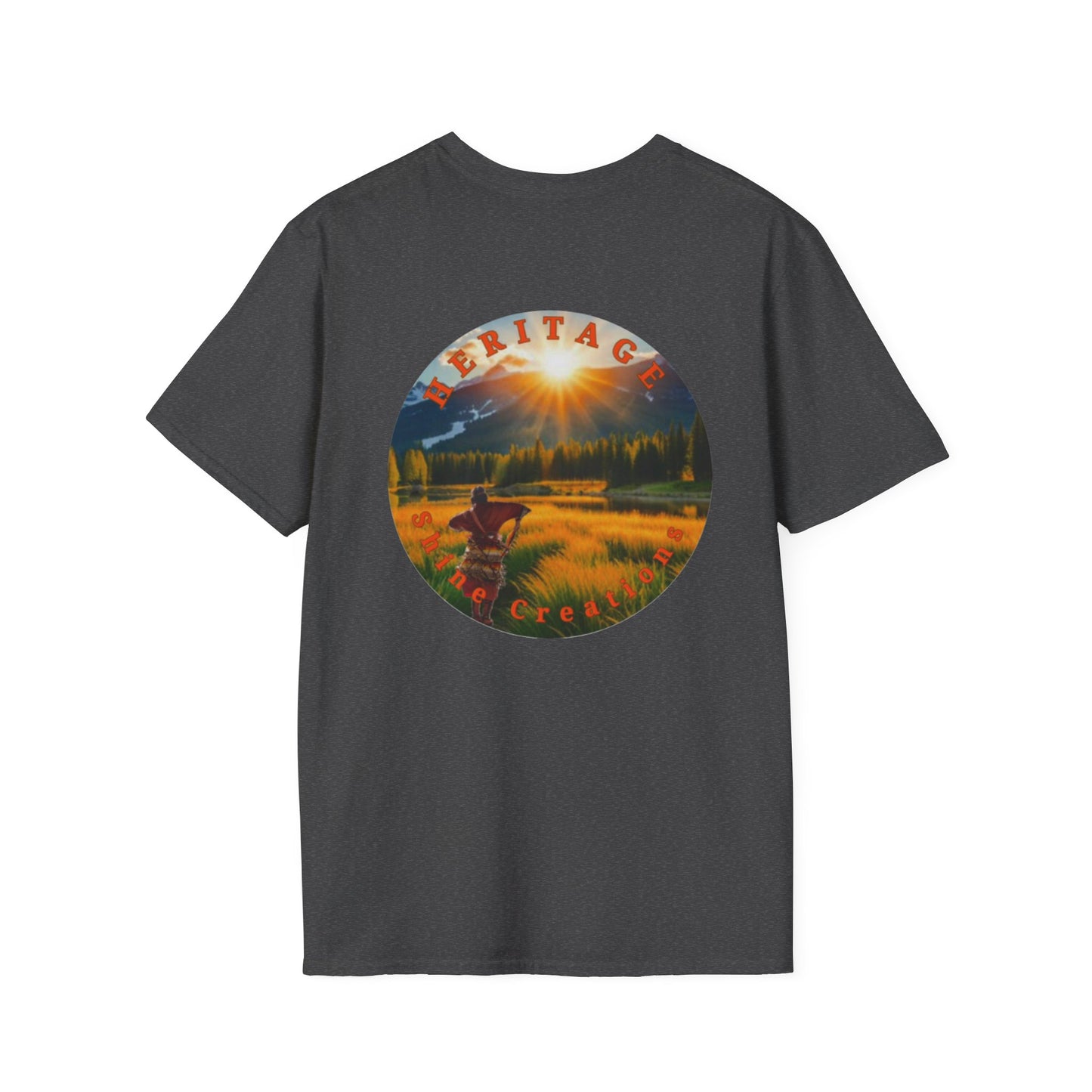 Heritage Creek Scenic T-Shirt — Sunset Meadow Graphic Tee